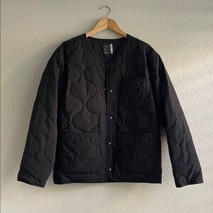 Black Quilted Men's Jacket